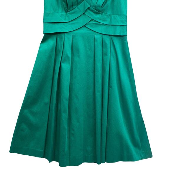 Calvin Klein Dress 2 Teal Green Fit Flare Business Career Party Cocktail Preppy - Picture 5 of 16